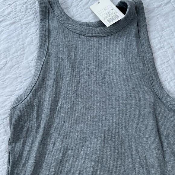 NWT A New Day Gray Ribbed Sleeveless Tank Tops, 2 Pack Size Large - Picture 2 of 3